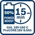 Immagine di 2 batterie ProCORE18V 8.0Ah + caricabatteria GAL 18V-160 C + GCY 42