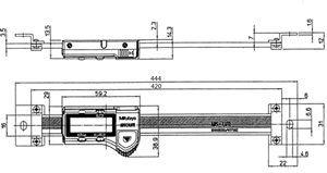 Immagine di RIGA LEGGERA 300MM ABS