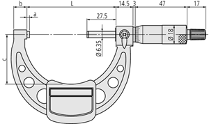 Immagine di Micrometro per esterni 8" - 9"