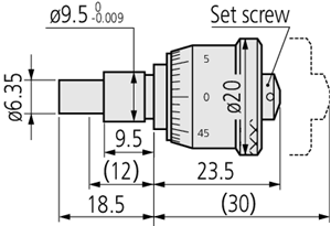 Immagine di Testina micrometrica 0 - 0,25