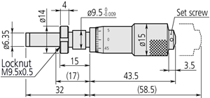 Immagine di Testina micrometrica 0 - 0,5 "