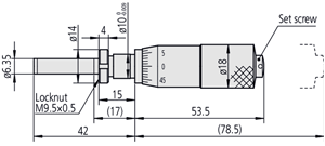 Immagine di Testina micrometrica standard 0 - 1 "