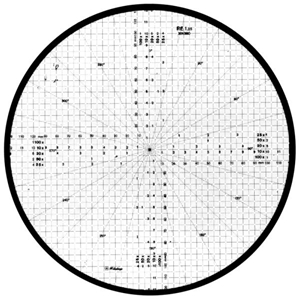 Immagine di Disco reticolare per proiettore di profili  Ø 500 mm