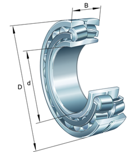 Immagine di Cuscinetto orientabile a rulli - 22320-E1-XL-K-T41A