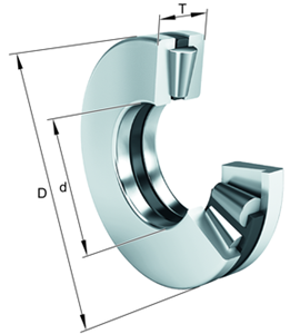 Immagine di Cuscinetto assiale a rulli conici