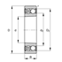 Immagine di Cuscinetto radiale orientabile a sfere - 2211-K-2RS-TVH-C3