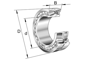 Immagine di Cuscinetto orientabile a rulli - 248/1180-B-MB