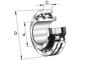 Immagine di Cuscinetto orientabile a rulli - 222S.211