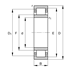 Immagine di Cuscinetto radiale a rulli cilindrici - NU238-E-M1
