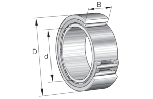 Immagine di Cuscinetto a rullini - NAO12X28X12-IS1-XL