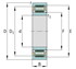 Immagine di Cuscinetto radiale a rulli cilindrici - NU1088-TB-M1