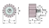 Immagine di Ruota dentata di lubrificazione - ARCALUB-X.PINION-MD4,0-Z17-B40-G-W