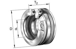 Immagine di Cuscinetto assiale a sfere - 54316