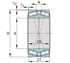 Immagine di Cuscinetto a rulli blocco - 32036-X-XL-DF-A320-370