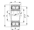 Immagine di Cuscinetti a sezione sottile - 3803-B-2RS-TVH