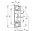 Immagine di Cuscinetto assiale orientabile a rulli - 29292-E1-MB