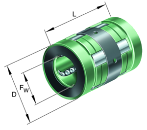 Immagine di Cuscinetto a sfere lineare - KN40-B-PP