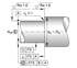 Immagine di Cuscinetto assiale a sfere a contatto obliquo - ZKLN2052-2RS-PE