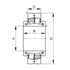 Immagine di Cuscinetto orientabile a rulli - 230SM420-MA