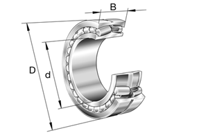 Immagine di Cuscinetto orientabile a rulli - 238/710-K-MB