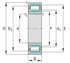 Immagine di Cuscinetto radiale a rulli cilindrici - NJ2338-EX-TB-M1