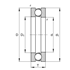 Immagine di Cuscinetto assiale a sfere - 591/710-MP