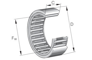 Immagine di Cuscinetto a rullini - RNAO16X24X13-XL