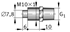 Immagine di Nipplo per lubrificatore - ARCALUB-C1.NIPPLE-REFILL-GREASE-R1/4