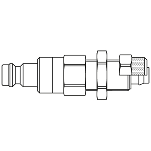 Immagine di Raccordo rapido con profilo diffuso in tutto il mondo, Serie 21 21SLKS06MPN