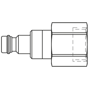 Immagine di Raccordo rapido di sicurezza con profilo diffuso in tutto il mondo e bloccaggio di sicurezza aggiuntivo, Serie 21 21SDIW17MPN