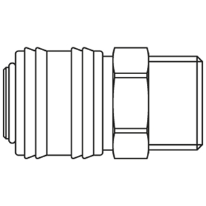 Immagine di Accoppiamento rapido di base con profilo europeo, serie 26 26KBAD14MPX