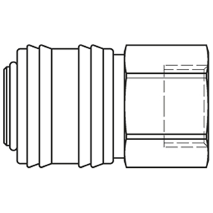 Immagine di Accoppiamento rapido di base con profilo europeo, serie 26 26KBIM14MPX