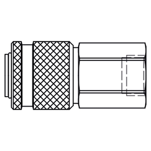 Immagine di Raccordo rapido con profilo ISO 6150 B, Serie 37 37KAIW21MPX