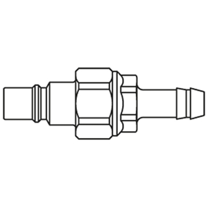 Immagine di Raccordo rapido in materiale termoplastico con profilo Parker, Serie 48 48SBTF09FVP