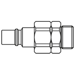 Immagine di Raccordo rapido in materiale termoplastico con profilo Parker, Serie 48 48SBAW21FVP