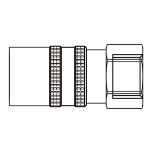 Immagine di Raccordo rapido con profilo internazionale, Serie 86/87/88 88KAIW21MVX