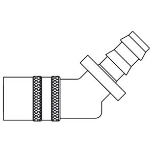 Immagine di Raccordo rapido con profilo internazionale, Serie 86/87/88 86KBPH06MVX