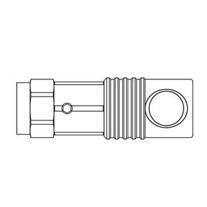 Immagine di Raccordo rapido con pulsante di sicurezza, serie KP 18KPIW13APX