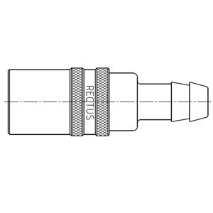 Immagine di Raccordo rapido con profilo Frenchmatic I, Serie 6006/6009/6012/6016 6009KFTF12MVN