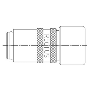 Immagine di Raccordo rapido con profilo europeo, serie 10/11/12 11KBUK125MVX