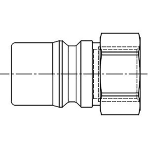 Immagine di Raccordo rapido con profilo ISO 7241-1 Serie B, Serie 70 73SFIW17EXX