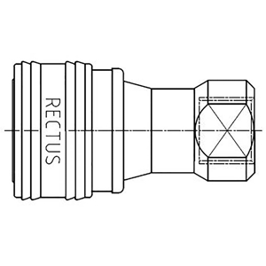 Immagine di Raccordo rapido con profilo ISO 7241-1 Serie B, Serie 70 74KFIW21MPX