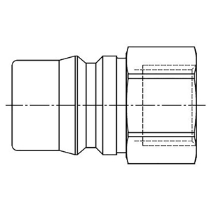 Immagine di Raccordo rapido con profilo ISO 7241-1 Serie B, Serie 70 74SFIW21MXX