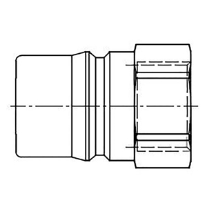 Immagine di Raccordo rapido con profilo ISO 7241-1 Serie B, Serie 70 76SFIW33MXX