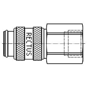 Immagine di Raccordo rapido con profilo diffuso in tutto il mondo, Serie 21 21KFIW10MPN