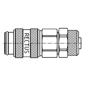 Immagine di Raccordo rapido con profilo diffuso in tutto il mondo, Serie 21 21KFKO06MPN