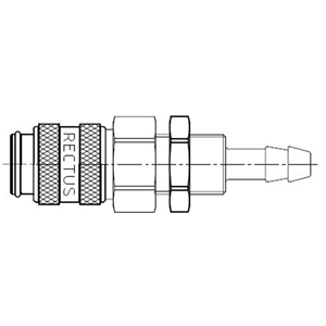 Immagine di Raccordo rapido con profilo diffuso in tutto il mondo, Serie 21 21KFTS06MPX