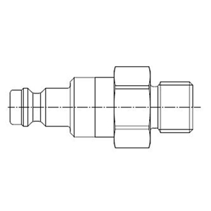 Immagine di Raccordo rapido con profilo diffuso in tutto il mondo, Serie 21 21SBAD10MVN