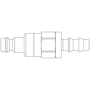 Immagine di Raccordo rapido con profilo diffuso in tutto il mondo, Serie 21 21SBTP06MPN