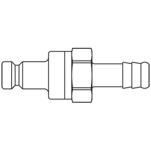 Immagine di Raccordo rapido di alta qualità con profilo tedesco, Serie 52 52SBTF09SPN